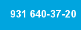 931 640-37-20